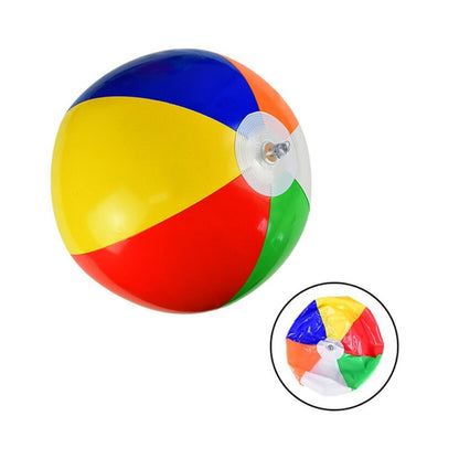 Inflatable Rainbow Beach Ball Outdoor Pool Game Toy