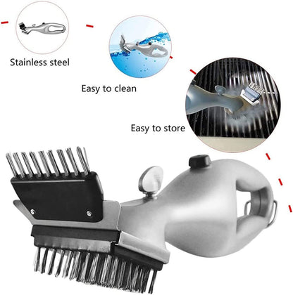 BBQ Grill Brush Stainless Steel Cooking Cleaning Tool Cleaner