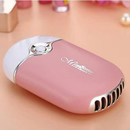 USB Mini Portable Rechargeable Fan Electric Bladeless Handheld Air Cooler for Eyelash