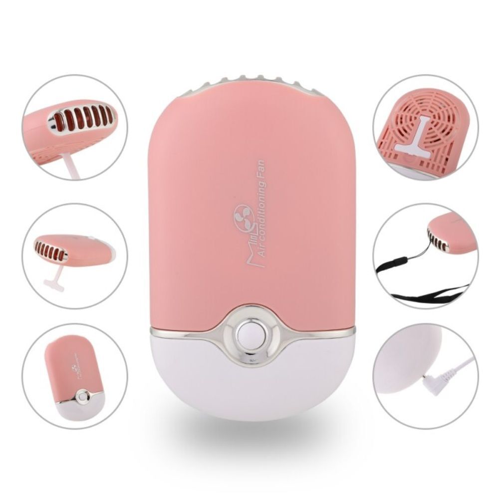 USB Mini Portable Rechargeable Fan Electric Bladeless Handheld Air Cooler for Eyelash