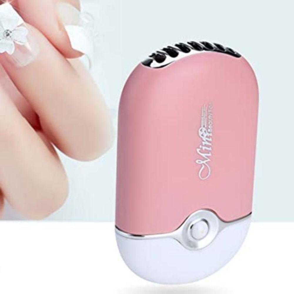 USB Mini Portable Rechargeable Fan Electric Bladeless Handheld Air Cooler for Eyelash