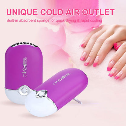 USB Mini Portable Rechargeable Fan Electric Bladeless Handheld Air Cooler for Eyelash