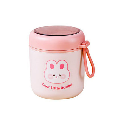 Cute Rabbit Thermos Insulated Stainless Steel Food Jar Lunch Container