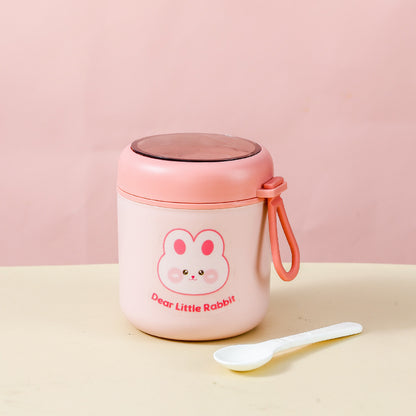 Cute Rabbit Thermos Insulated Stainless Steel Food Jar Lunch Container