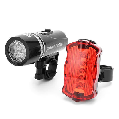 Power Beam LED Bike Light Headlight for Night Riding Waterproof Front and Tail Bicycle Lamp Lights