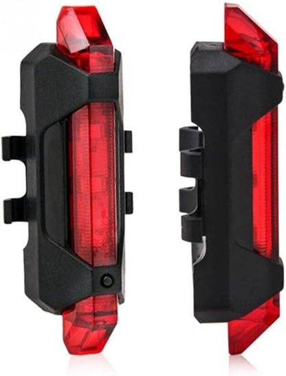 USB Rechargeable LED Bike Tail Light Cycling Safety Accessory Bicycle Lamp