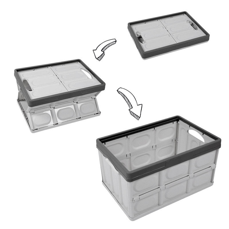 Large 55L Folding Storage Organizer Box