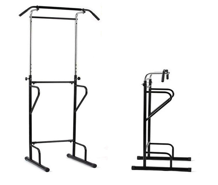 Adjustable Power Tower Dip Bar Pull Up Stand Fitness Station