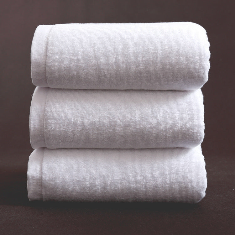 Luxury Hotel 100% Cotton White Bath Towel