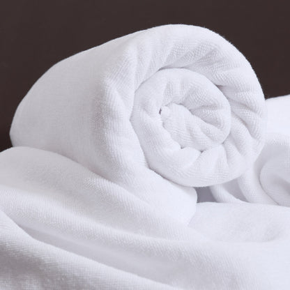 Premium Luxury Hotel 100% Cotton White Bath Towel