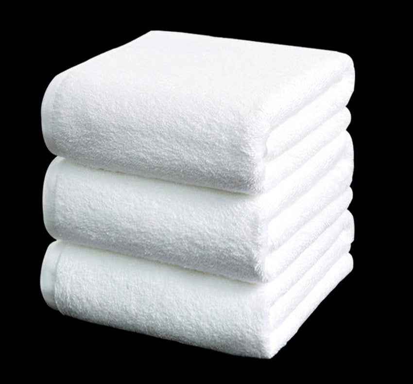 Premium Luxury Hotel 100% Cotton White Bath Towel