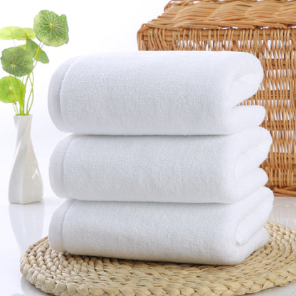 Premium Luxury Hotel 100% Cotton White Bath Towel