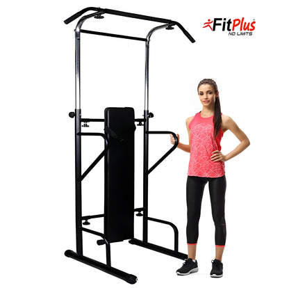 Multifunction Power Tower Home Gym Dip Bar Exercise Bench Pull Up Stand Fitness Station