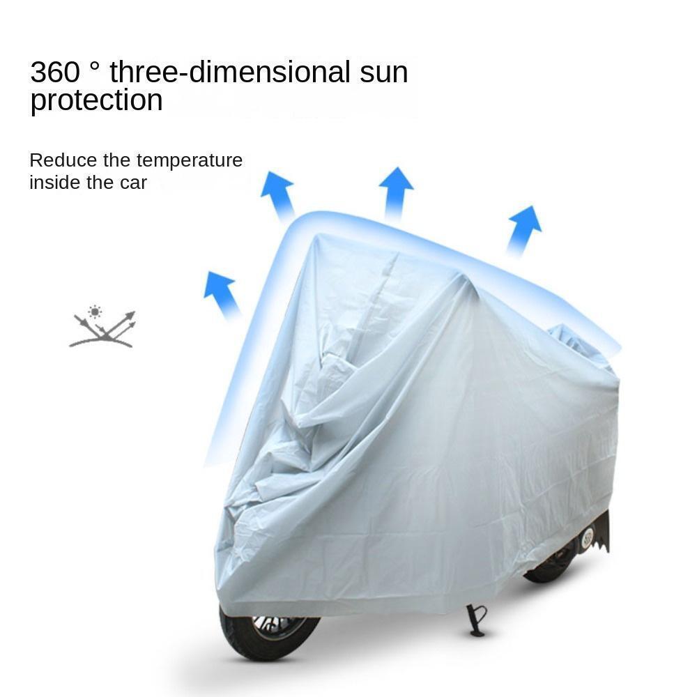 Protective Waterproof Motorcycle Cover All Weather Motorbike Protection Bike Shield