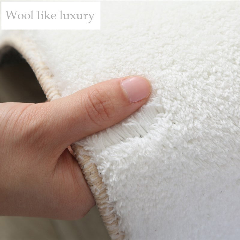 4m Extra Large Lush Plush Misty Carpet Rug (400 x 200)