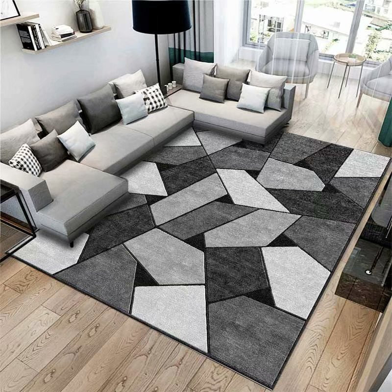 4m Extra Large Lush Plush Rock Rug Carpet Mat (400 x 200)