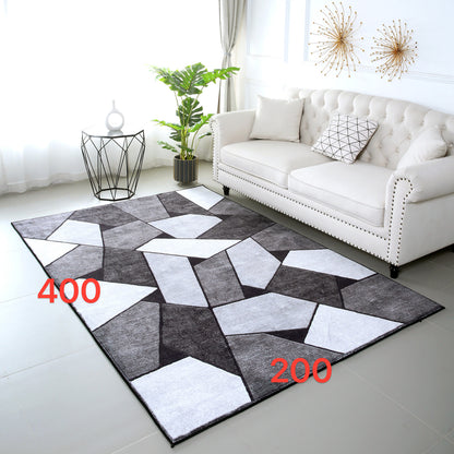 4m Extra Large Lush Plush Rock Rug Carpet Mat (400 x 200)