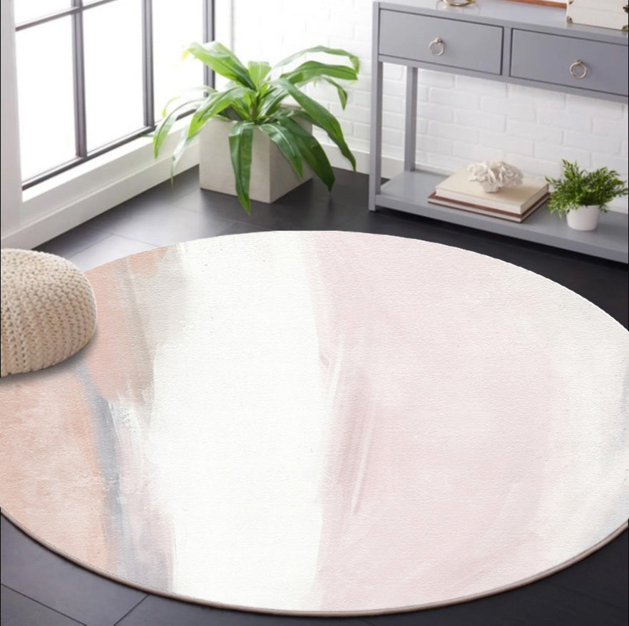 Large 2m Lush Plush Dreamscape Infinity Round Rug