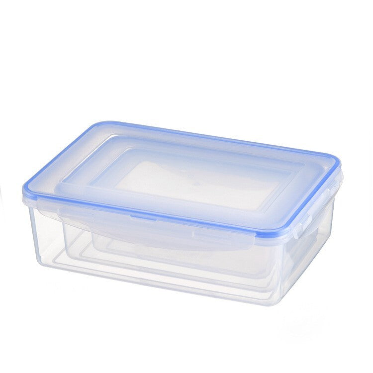 3 X Food Storage Lunchboxes Containers Set with Lids (Set of 3, Rectangle)