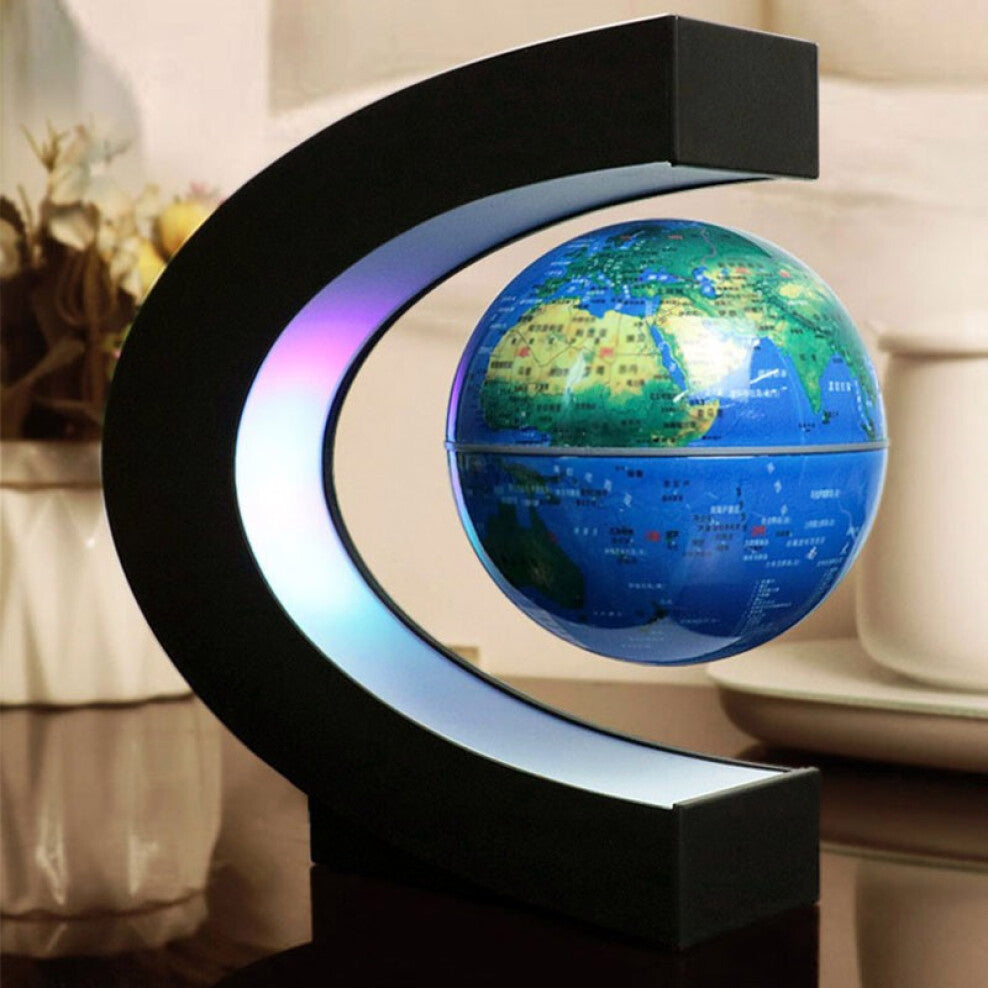 Magnetic Floating Rotating World Globe LED Cool Gift