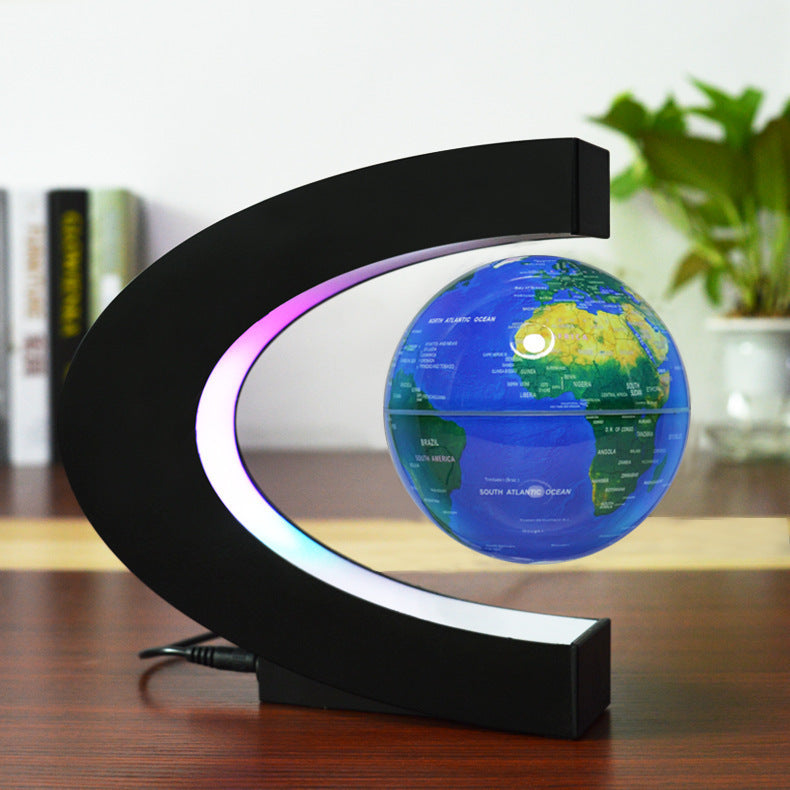 Magnetic Floating Rotating World Globe LED Cool Gift