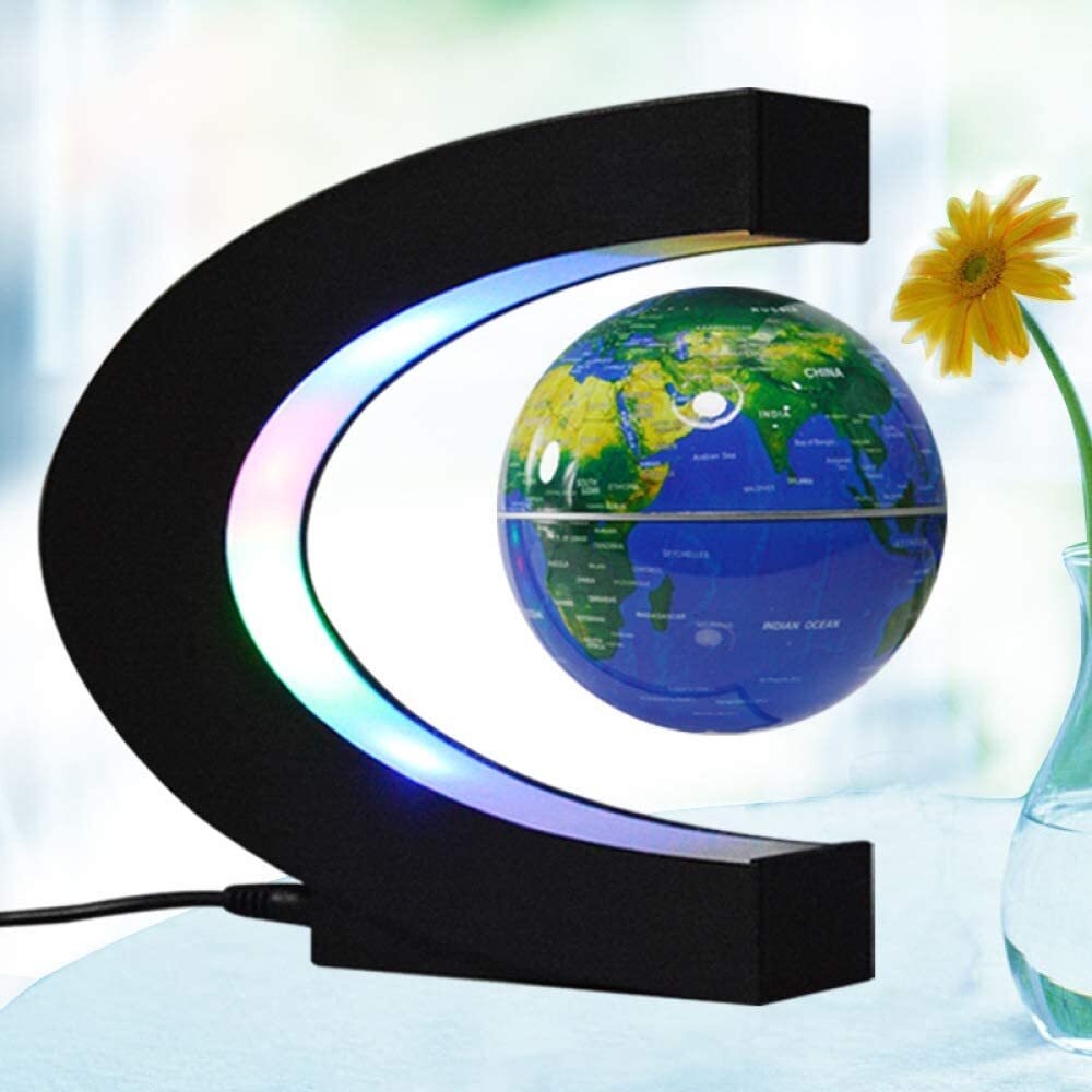 Magnetic Floating Rotating World Globe LED Cool Gift