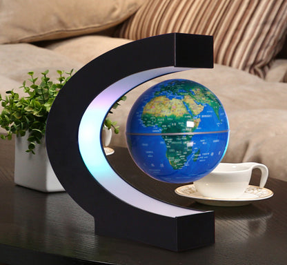 Magnetic Floating Rotating World Globe LED Cool Gift