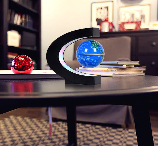 Magnetic Floating Rotating World Globe LED Cool Gift