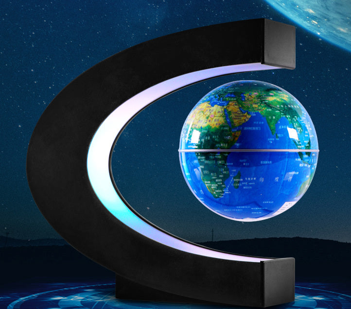 Magnetic Floating Rotating World Globe LED Cool Gift