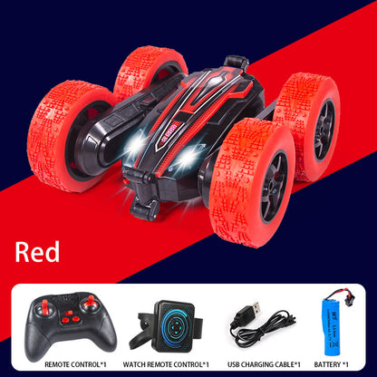 All Direction Gesture Remote Control Stunt Car (Red)