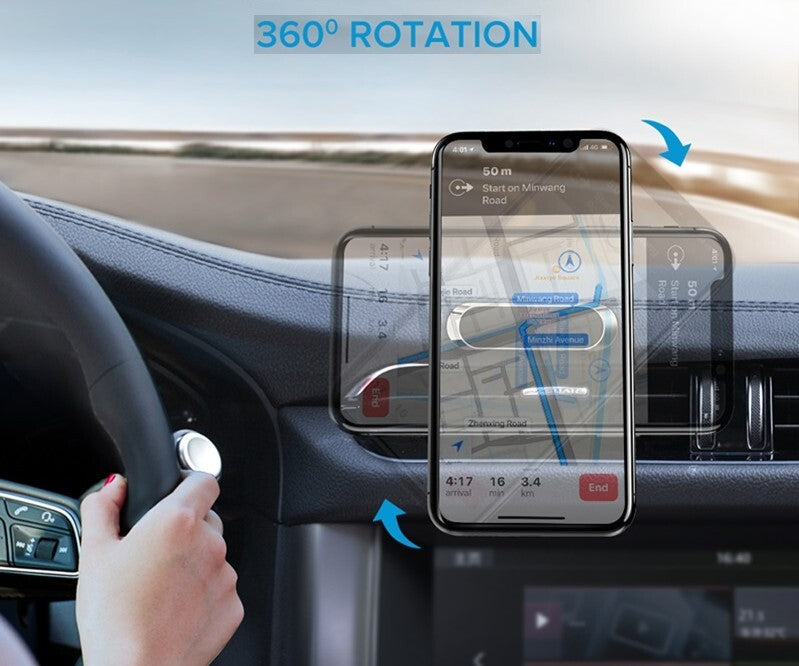 360-Degree Universal Magnetic Car Mount Mobile Phone Holder