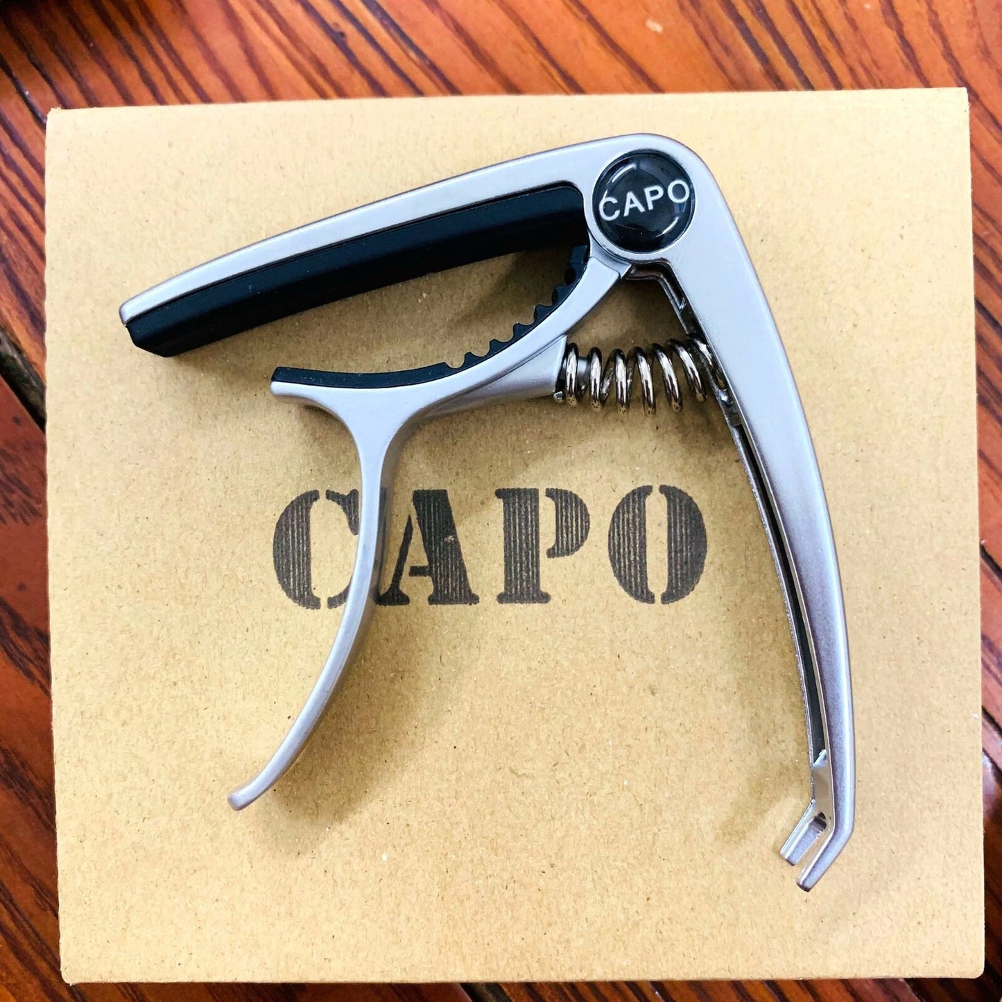 Advanced Guitar Capo Clamp Key Tuner Acoustic/Electric Professional Tune - Silver