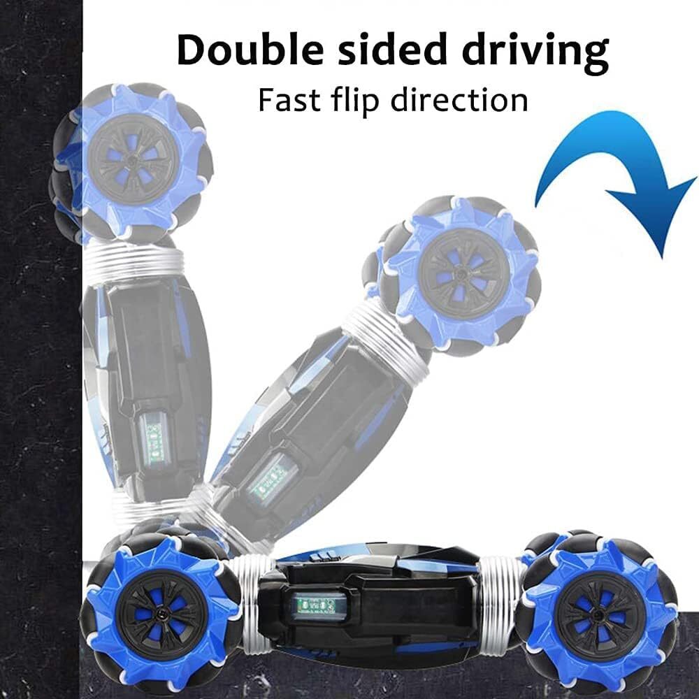 Hand Gesture Remote Control Twister Stunt Car (Blue)