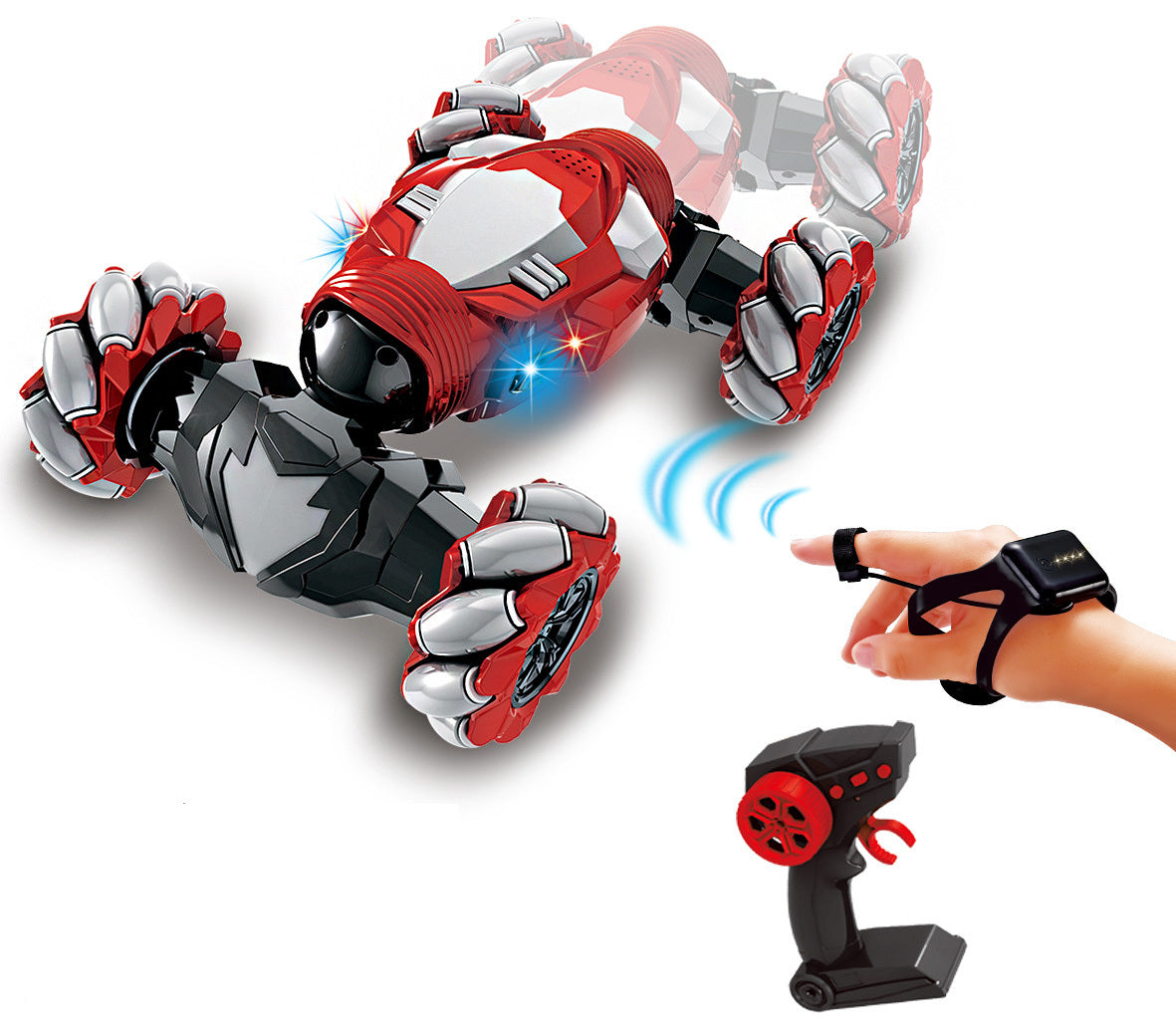 Hand Gesture Remote Control Twister Stunt Car (Red)