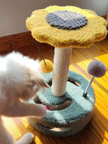 Cat Scratching Post Pole Tower Tree