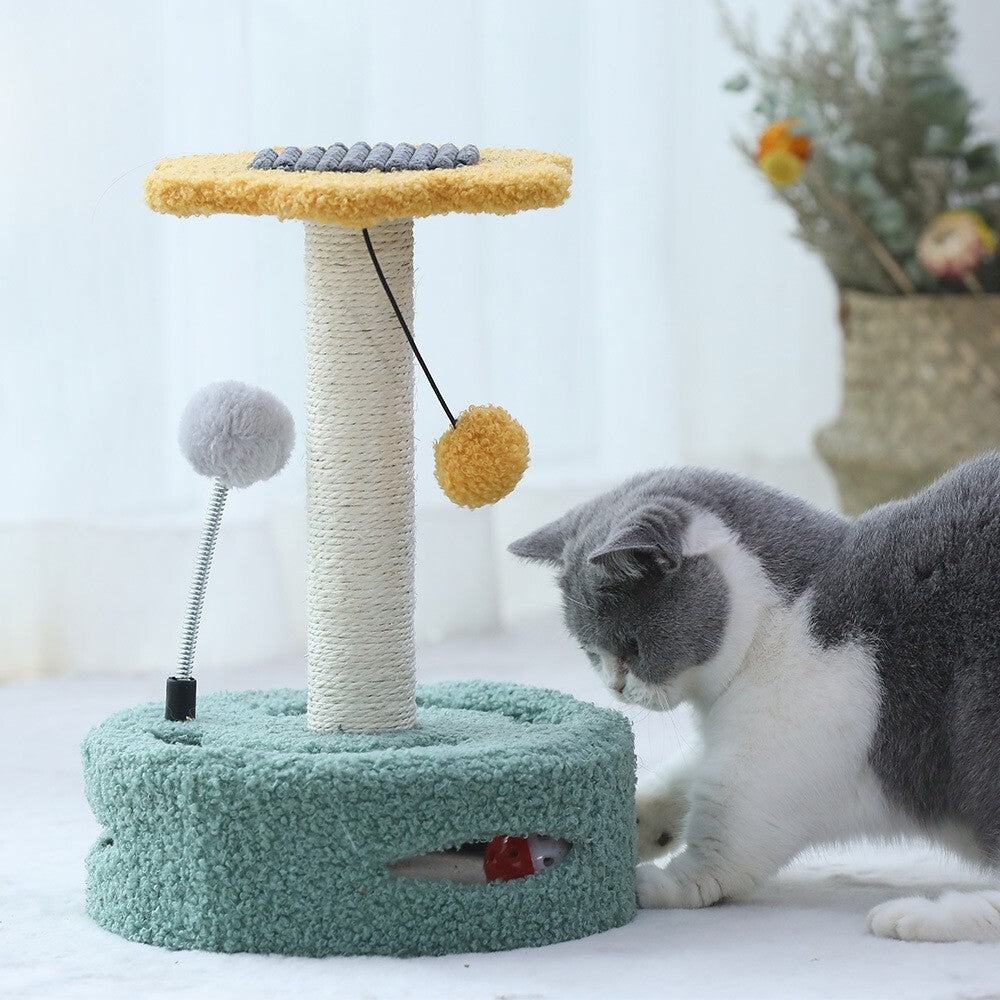 Cat Scratching Post Pole Tower Tree