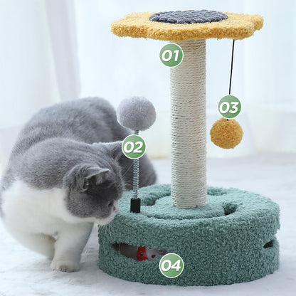 Cat Scratching Post Pole Tower Tree