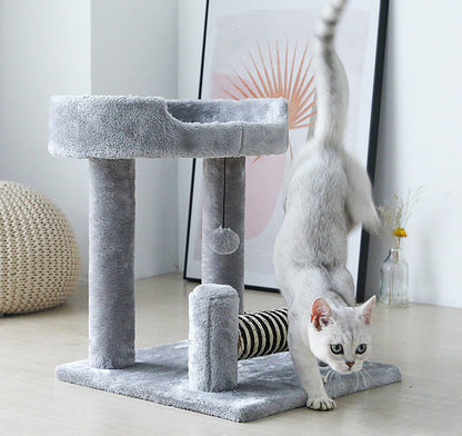 Multi-Level Cat Tree Playhouse Tower Scratcher Bed