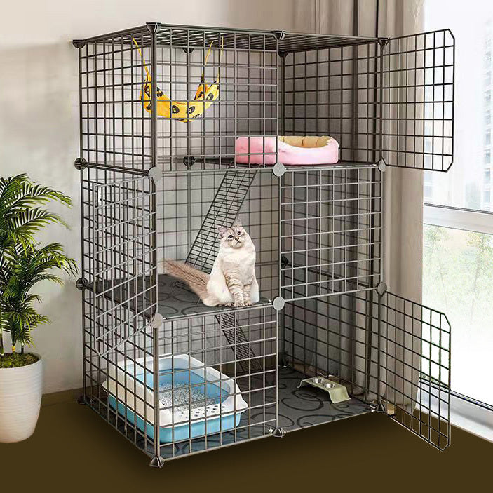 Large Pet Home Cat Cage Detachable Metal Wire Kennel Playpen Exercise Crate