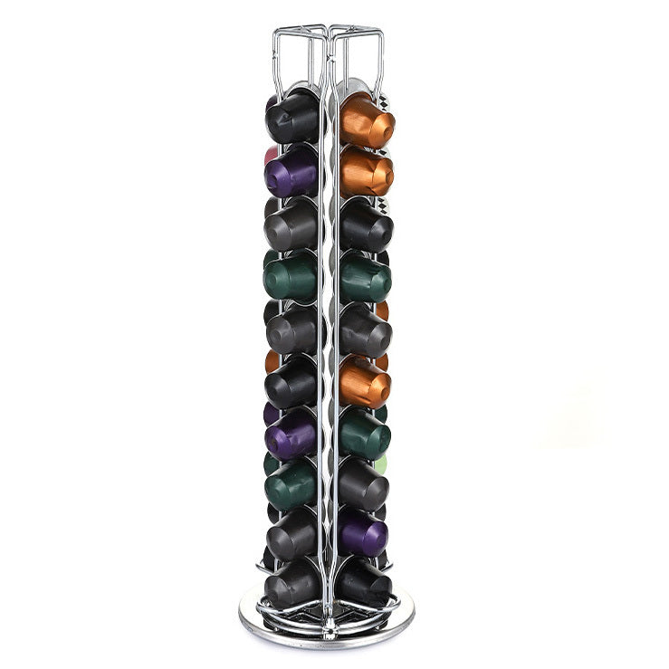 40 Coffee Capsules Pod Holder Stand Storage Dispenser Rack