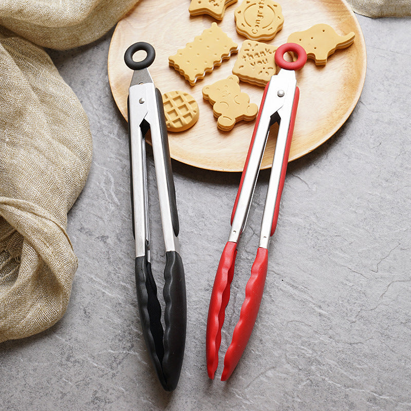 27cm Good Grip Silicone Stainless Steel Tongs