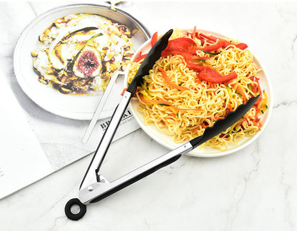 27cm Good Grip Silicone Stainless Steel Tongs