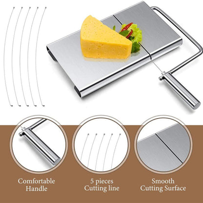 Stainless Steel Cheese Cutter Cutting Wire Board