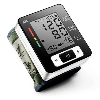 Automatic Wrist Blood Pressure Monitor Large LCD