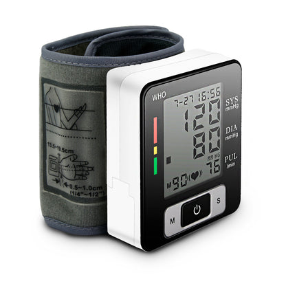 Automatic Wrist Blood Pressure Monitor Large LCD