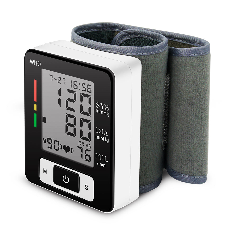 Automatic Wrist Blood Pressure Monitor Large LCD