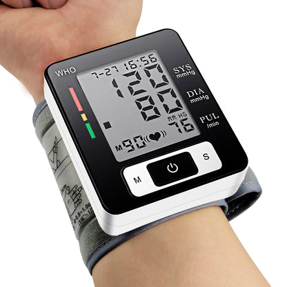 Automatic Wrist Blood Pressure Monitor Large LCD