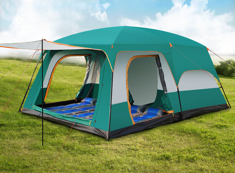 10-Person Large Family Outdoor Dome Camping Tent with Porch