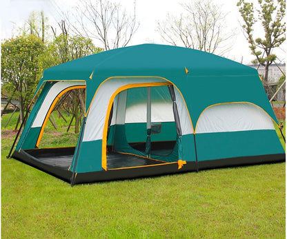 10-Person Large Family Outdoor Dome Camping Tent with Porch