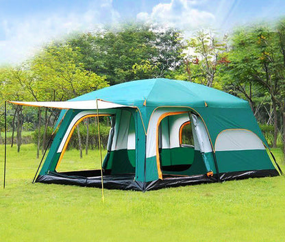 10-Person Large Family Outdoor Dome Camping Tent with Porch